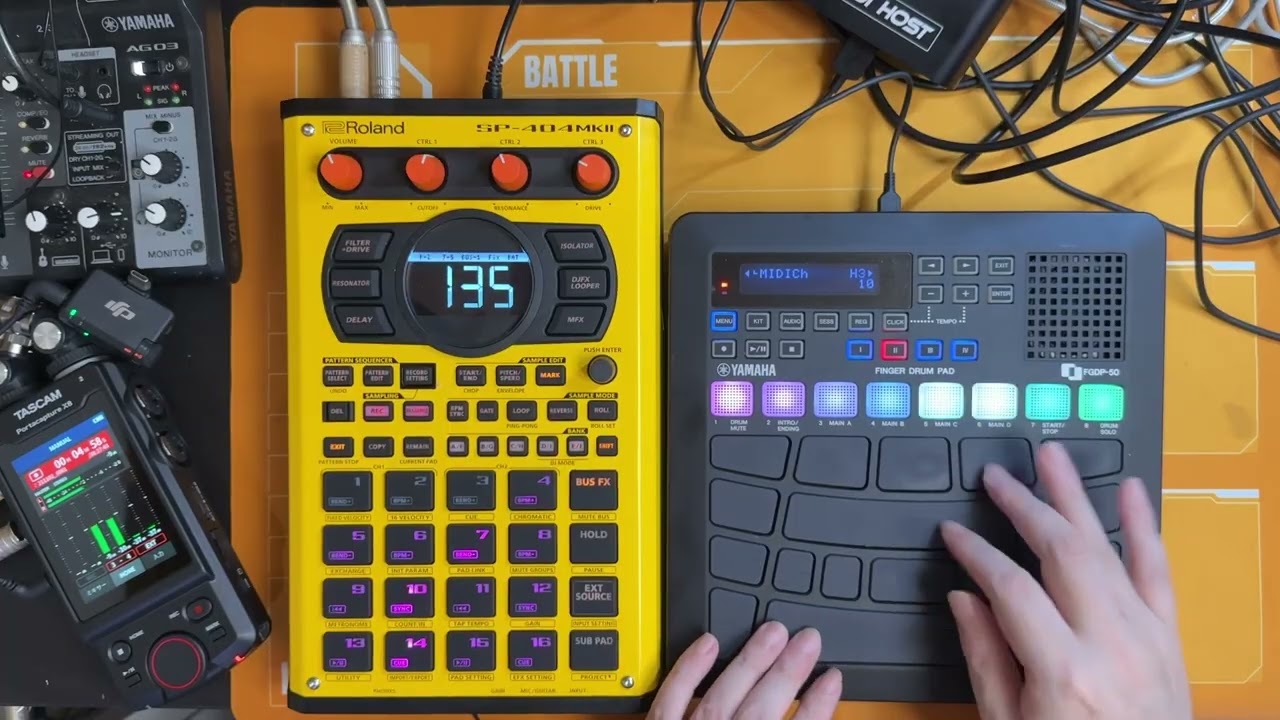 SP-404 MK2のパッドをFGDPだとフルコントロールできる！！事に気づいてしまったのでシェアします。