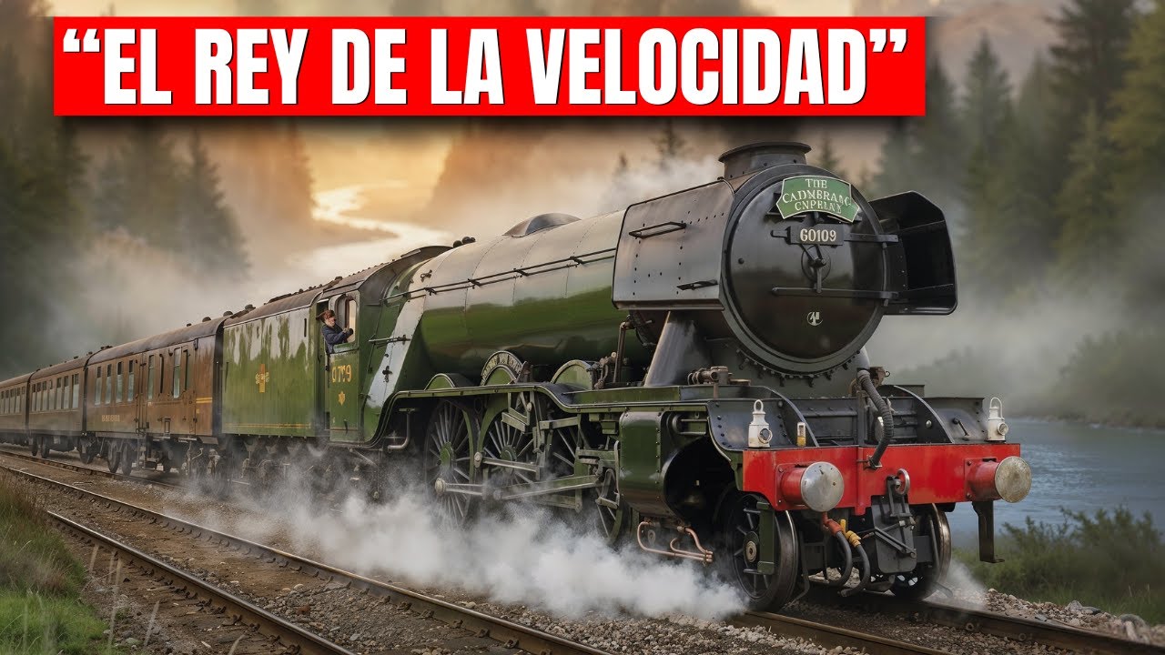Una Locomotora de Vapor Más RAPIDA Que Muchos Trenes Modernos