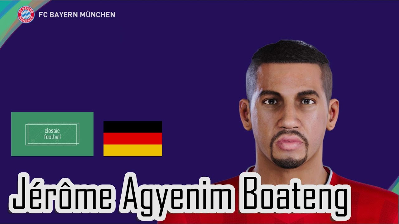 Jérôme Agyenim Boateng - PES Clasico (Face, Body& Stats)