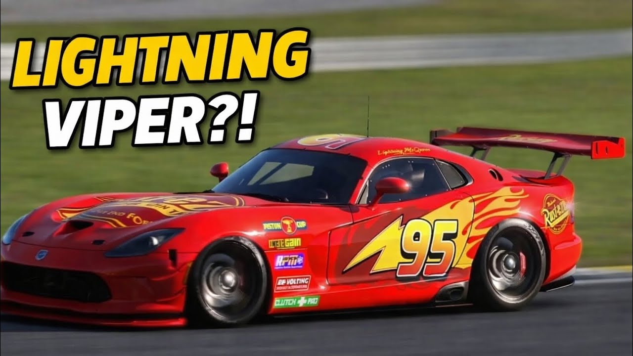 Lightning McQueen Dodge Viper on Brazil Interlagos | Gran Turismo 7