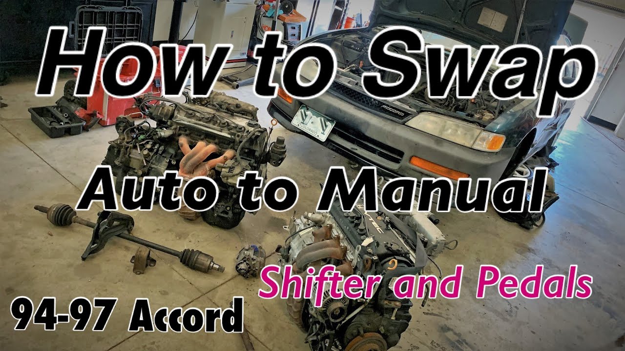 1994-1997 Honda Accord Auto to Manual Shifter and Pedal assembly install