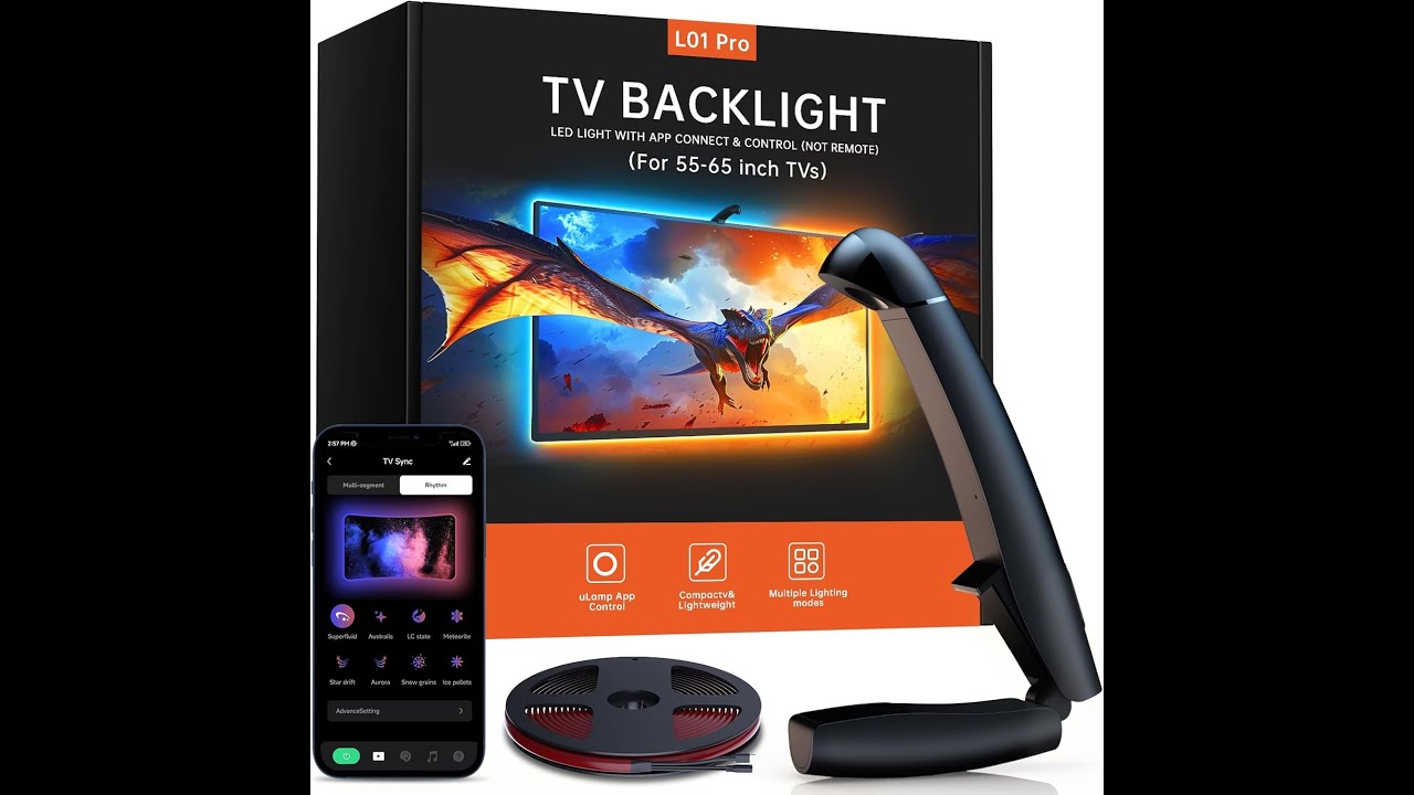 FFJ TV LED Backlight Review & Demo 2025