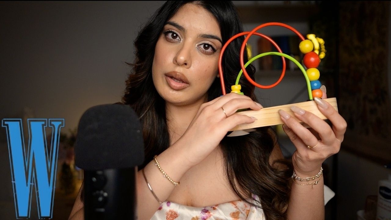 Doing ASMR like Cardi B