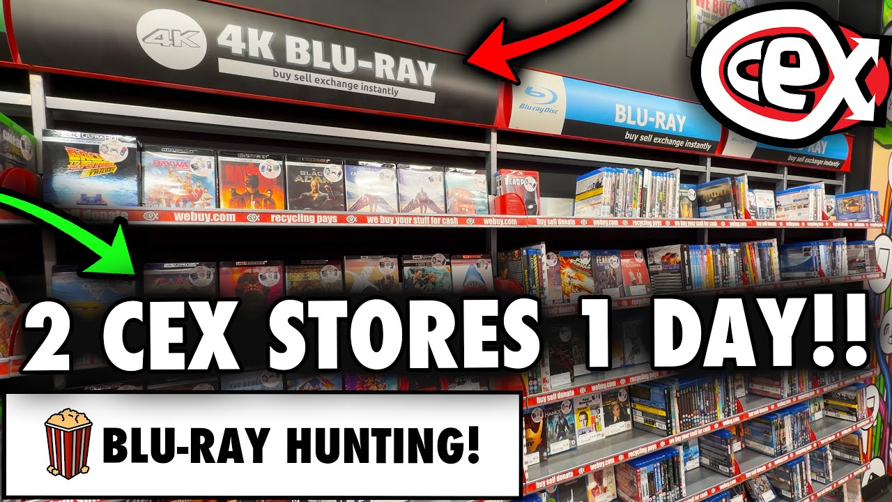 Blu-ray Hunting - СТАРЫЙ ДОБРЫЙ МАГАЗИН CEX ЗА ОДИН ДЕНЬ Blu-ray Hunt в Бридженде и Барри!!