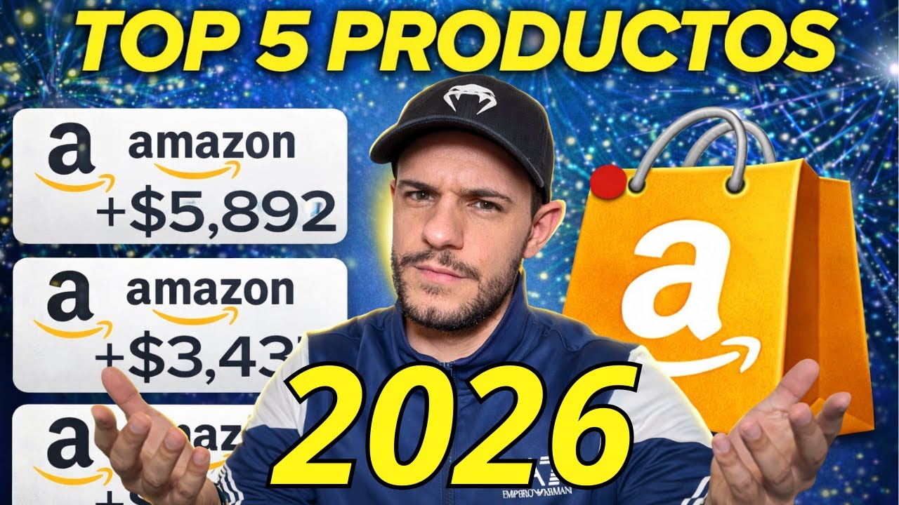 ⭐ TOP 5 PRODUCTOS para VENDER EN AMAZON EN 2026 | AMAZON FBA WHOLESALE