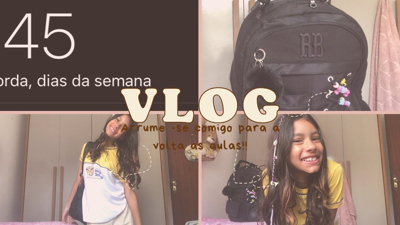 Vlog primeiro dia de aula!!! - Sophia Porto
