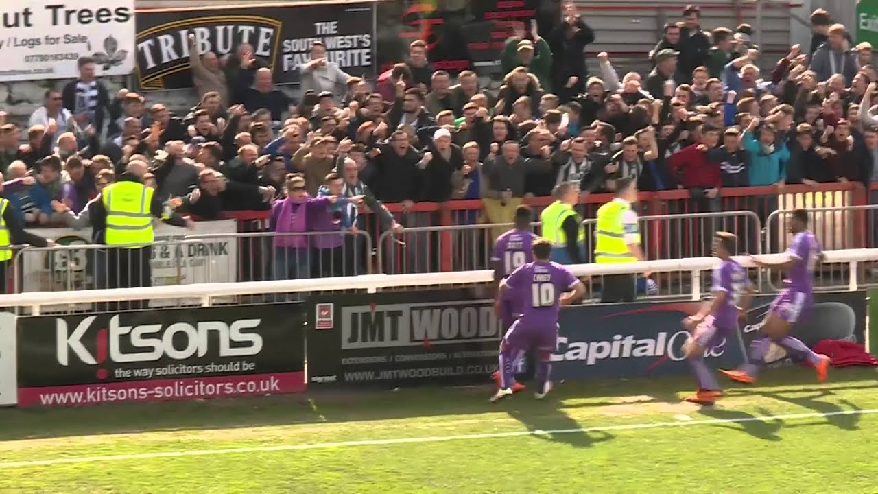 Exeter City 2 -1 Plymouth Argyle (2/4/16) Sky Bet League 2 Highlights 2015/16