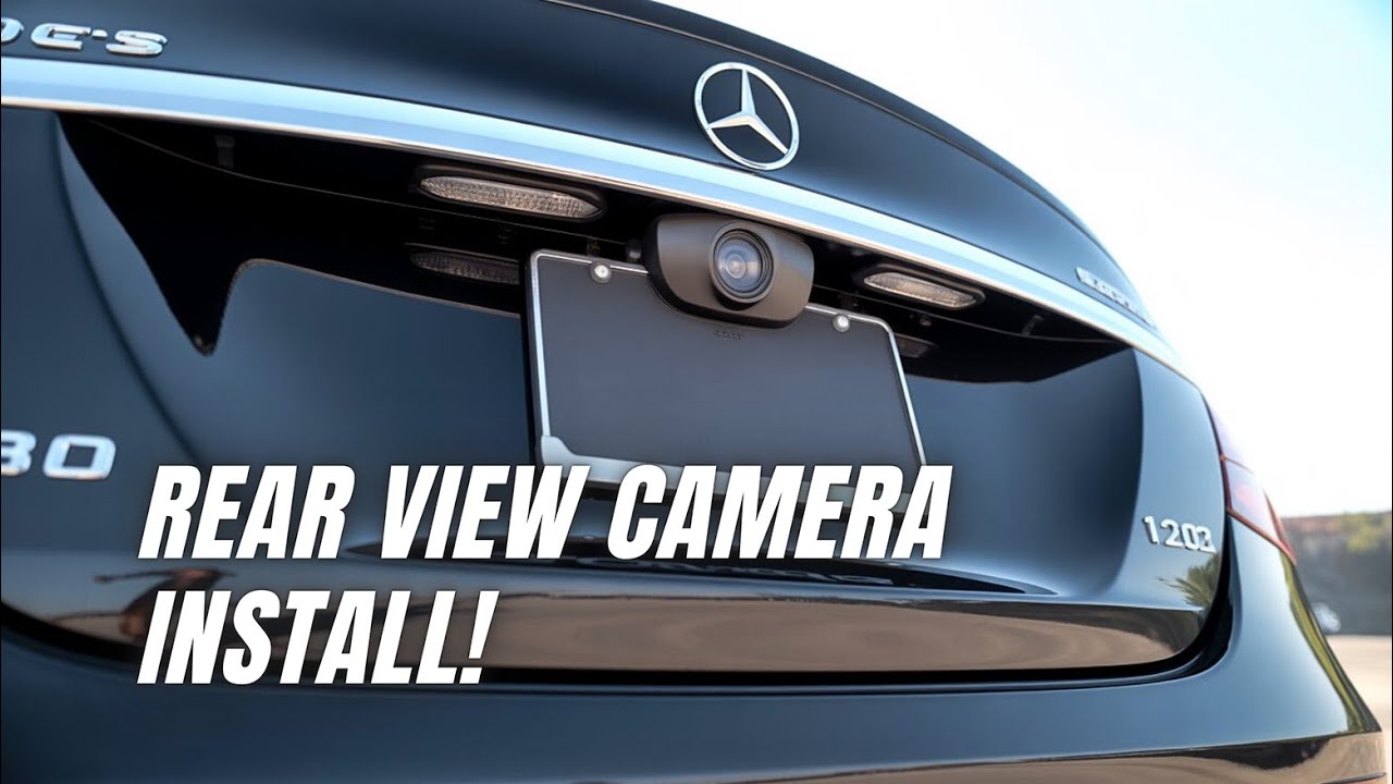 Установка камеры заднего вида своими руками на Mercedes Benz 🚗 | Подходит для всех моделей (кодир...