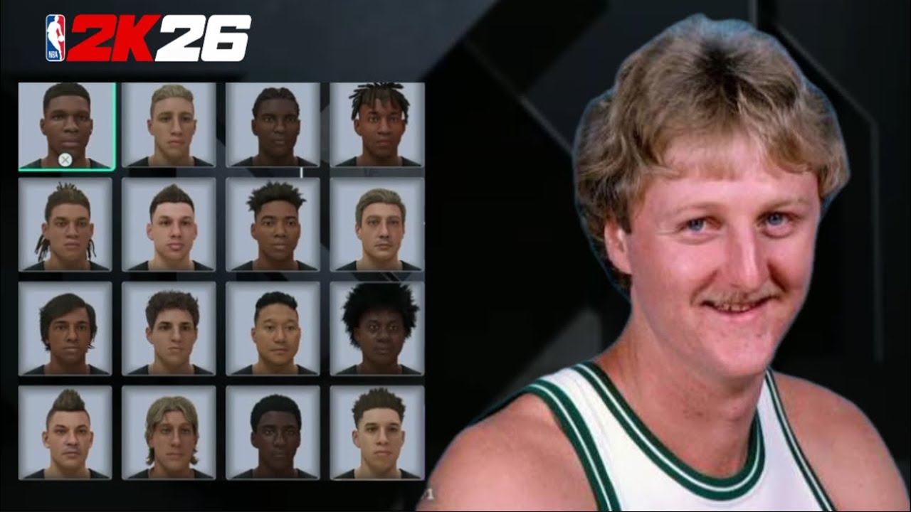 Larry Bird Face Creation NBA 2K26 | How To Make Larry Bird on NBA 2K26