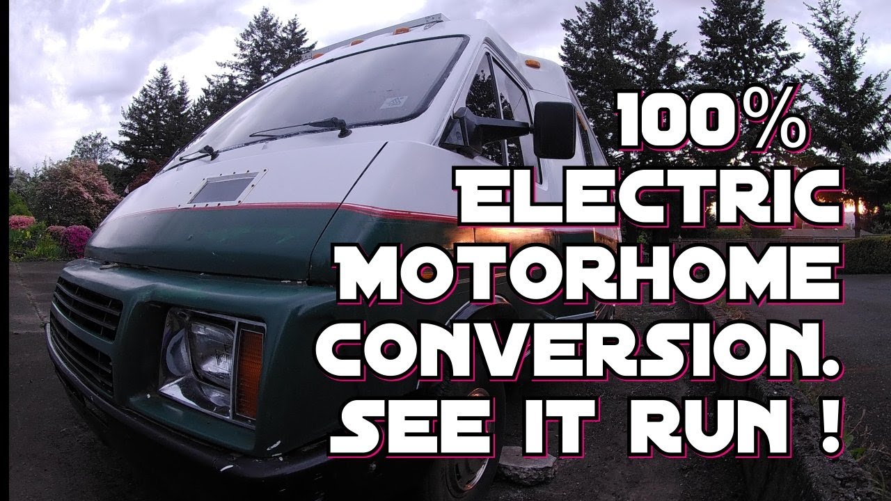 1985 Winnebago LeSharo 100%  Electric Motor home Conversion .SEE IT RUN !