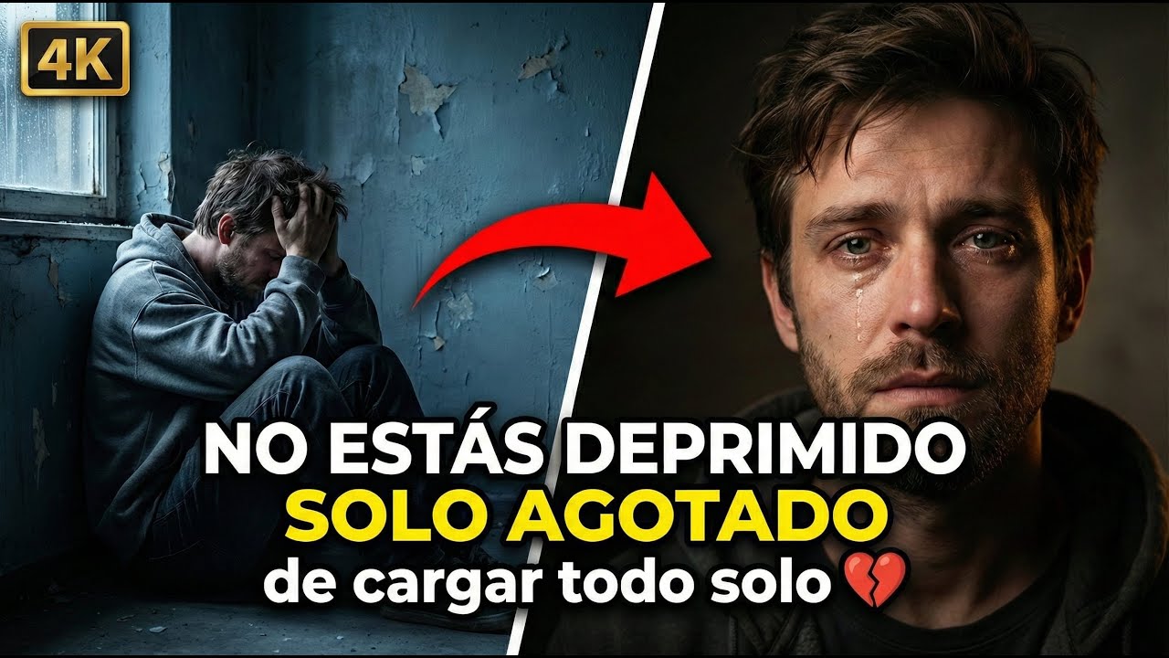 Cómo saber si NO estás deprimido... solo AGOTADO de fingir que estás bien 😔