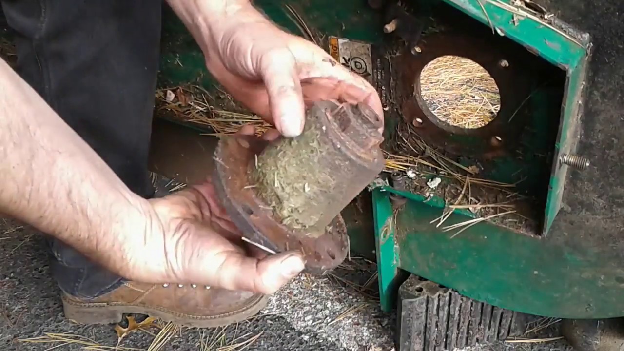 How to Fix a Bob-Cat Zero-Turn - Replace Mower Deck Pulley and Spindle