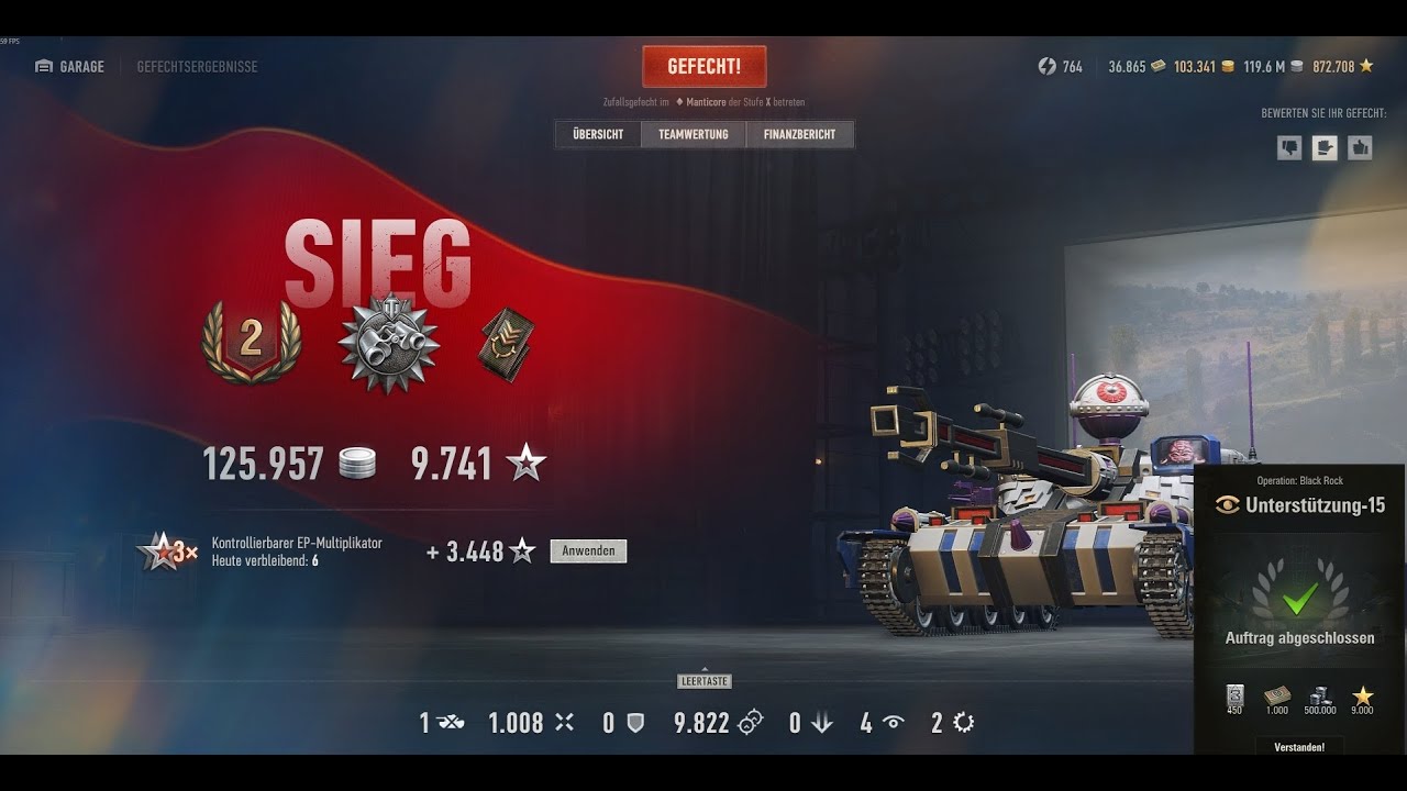 It took 50 Games 🥴 to get into this Map for Black Rock Assistance-15 Mission World of Tanks Guide