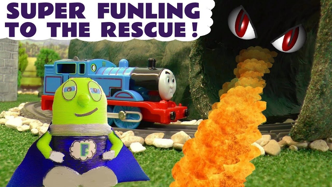 Super Funling To The Rescue Toy Train Story
