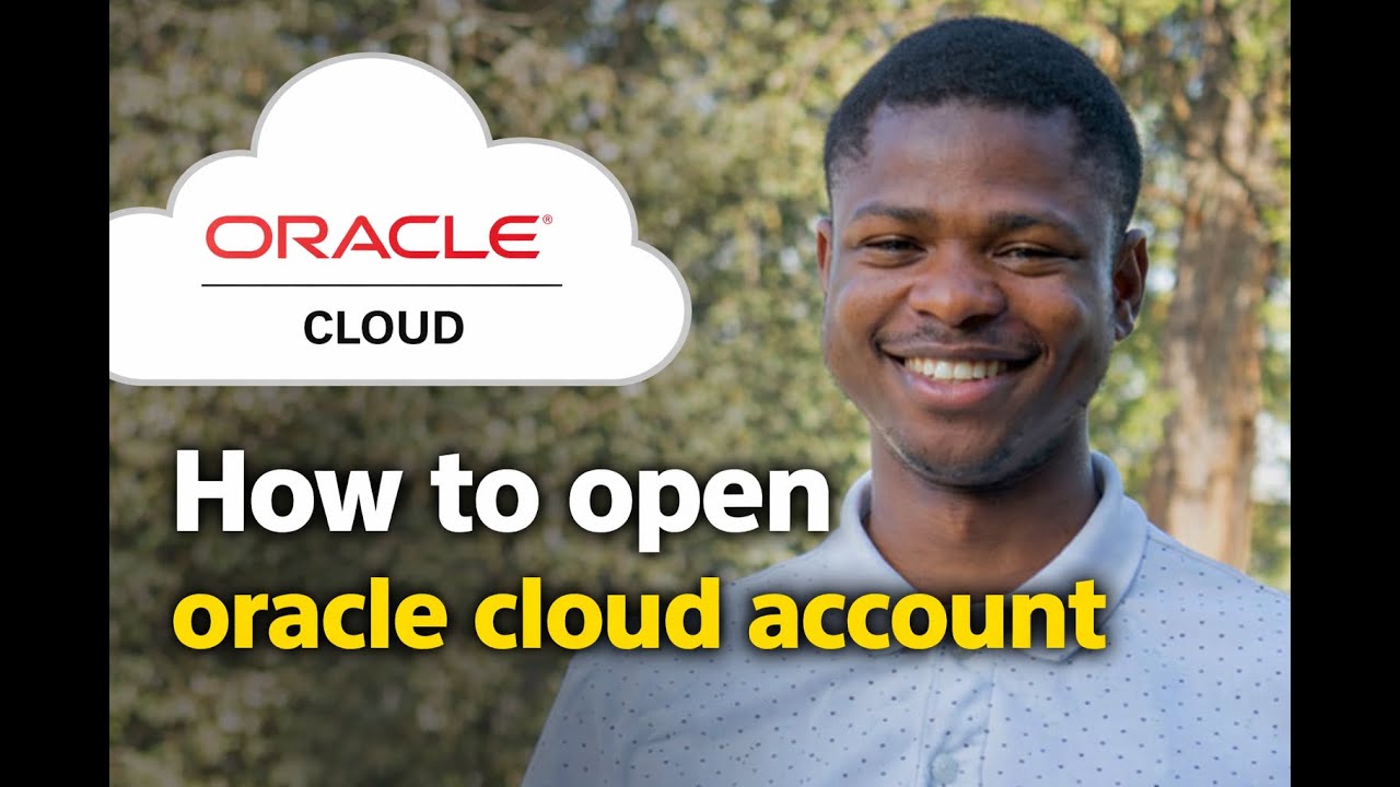 Opening a Cloud Account with Oracle (OCI)