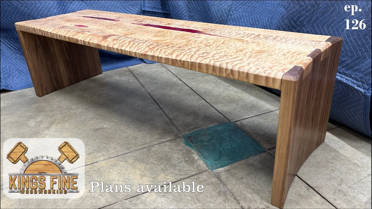 126 - Contoured Box Joint Bench