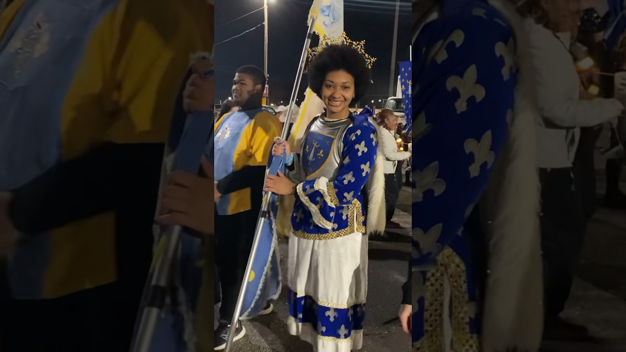 Joan of Arc Parade 2024-Portraying the Maid of Orleans, Jeanne d'Arc- Marley Marsalis! #shorts