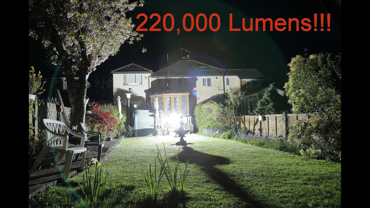 2000w Metal Halide lamp garden test!