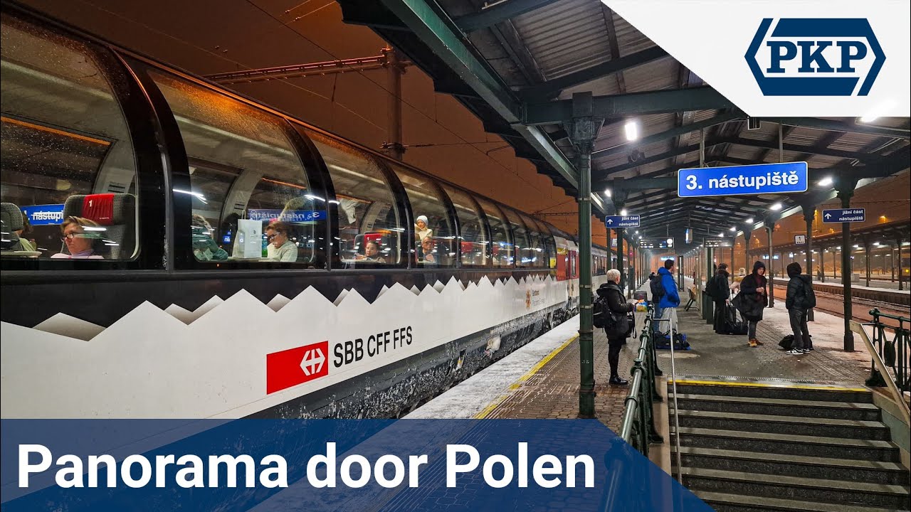 Met een PANORAMAWAGEN door een besneeuwd POLEN naar WENEN #BartVlog