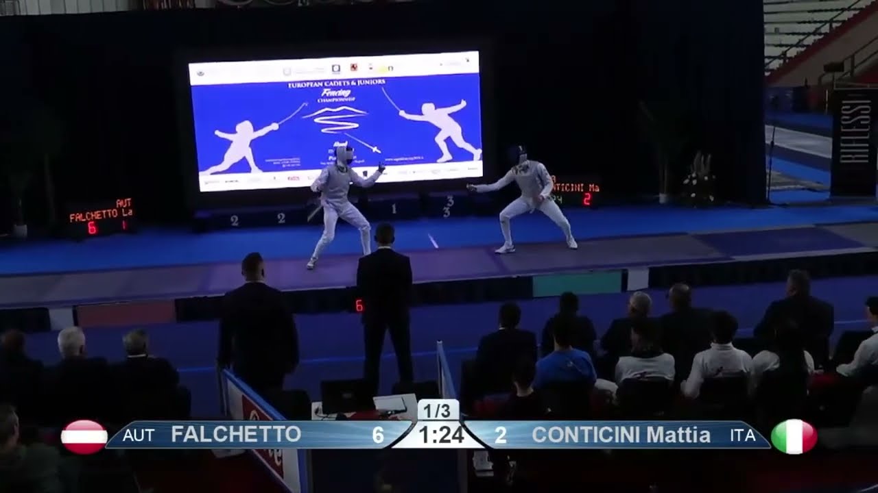 European Championships 2024 CMF - GOLD - Lauro Falchetto AUT v Mattia Conticini ITA