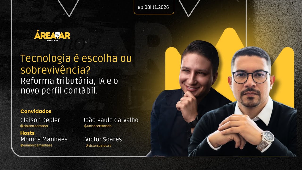 Ep. 08 Temporada 01 - 2026 Tecnologia é escolha e sobrevivência.