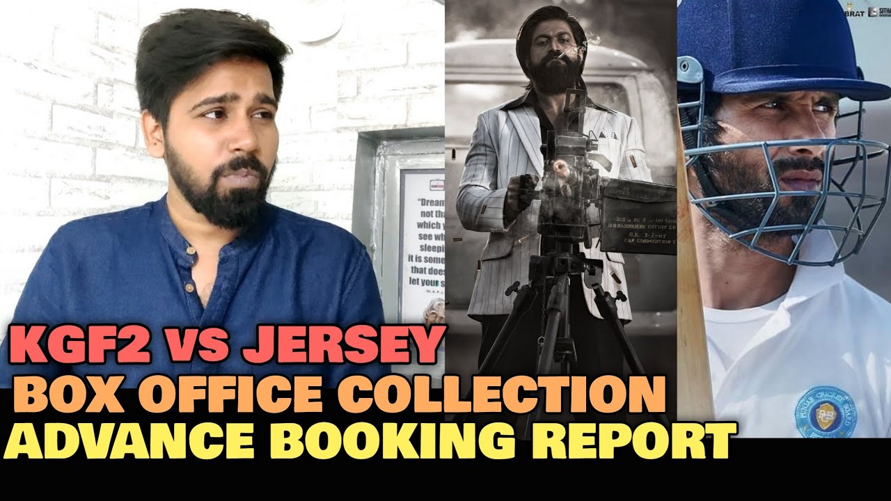 KGF2 vs Jersey BOX OFFICE COLLECTION | Advance Booking Report, Screen Count | Admin REACTION