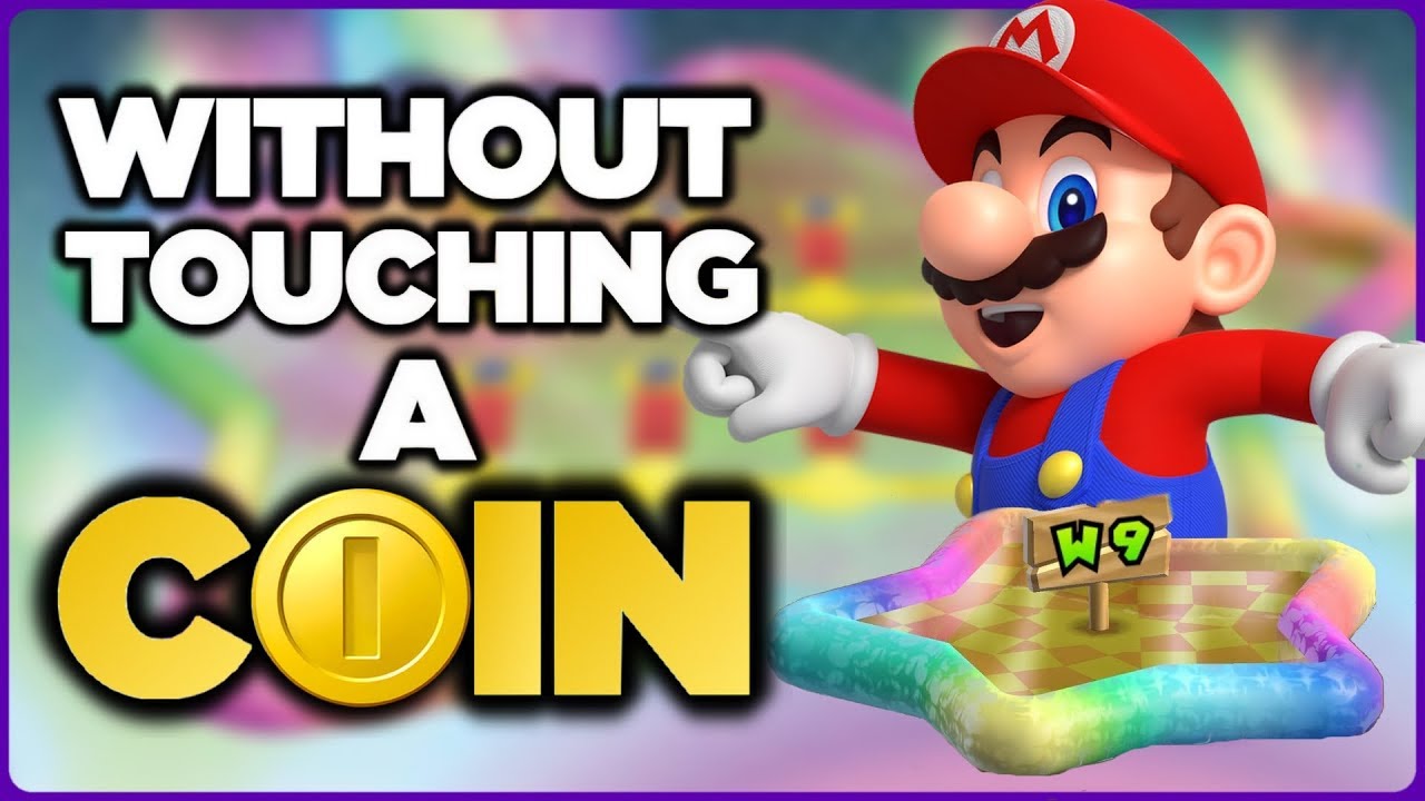 Is it possible to beat World 9 in New Super Mario Bros. Wii without touching a single coin?