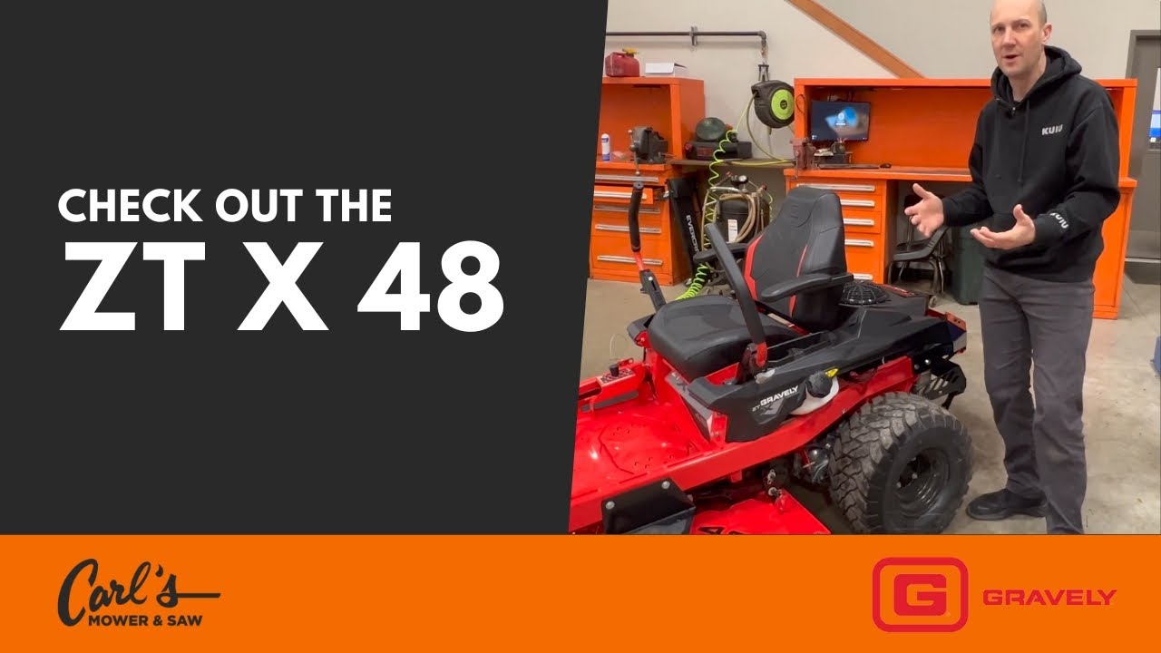 Gravely ZT X 48 2023 года: что нового? | Обзор обновлений и функций