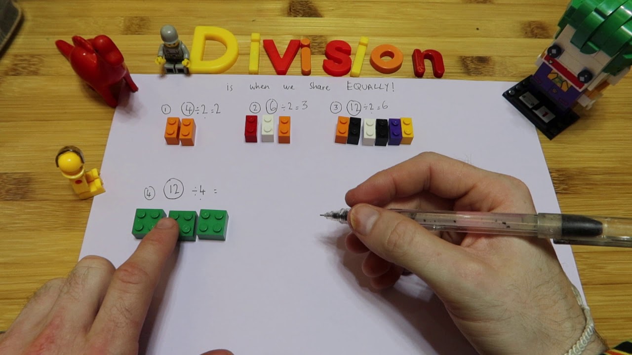 Lego Division.Kapow Wow Maths!