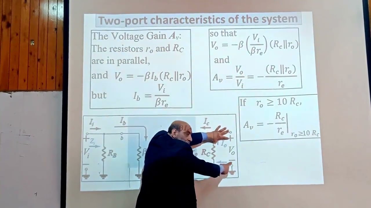 شرح BJT Small-Signal Analysis ( CE Fixed-Bias )