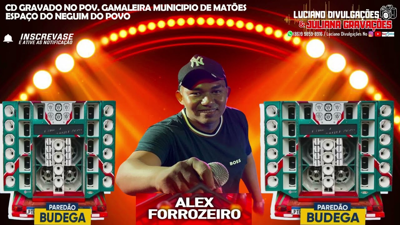 ALEX FORROZEIRO NO POV.GAMELEIRA MUNICÍPIO DE MATÕES FESTA DO NEGUIM DO POVO LUCIANO DIVULGAÇÕES.
