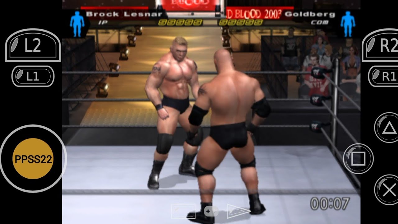 Brock Lesnar vs Goldberg  WWE SMACKDOWN championship #wwe #smackdown  #gaming #memories 