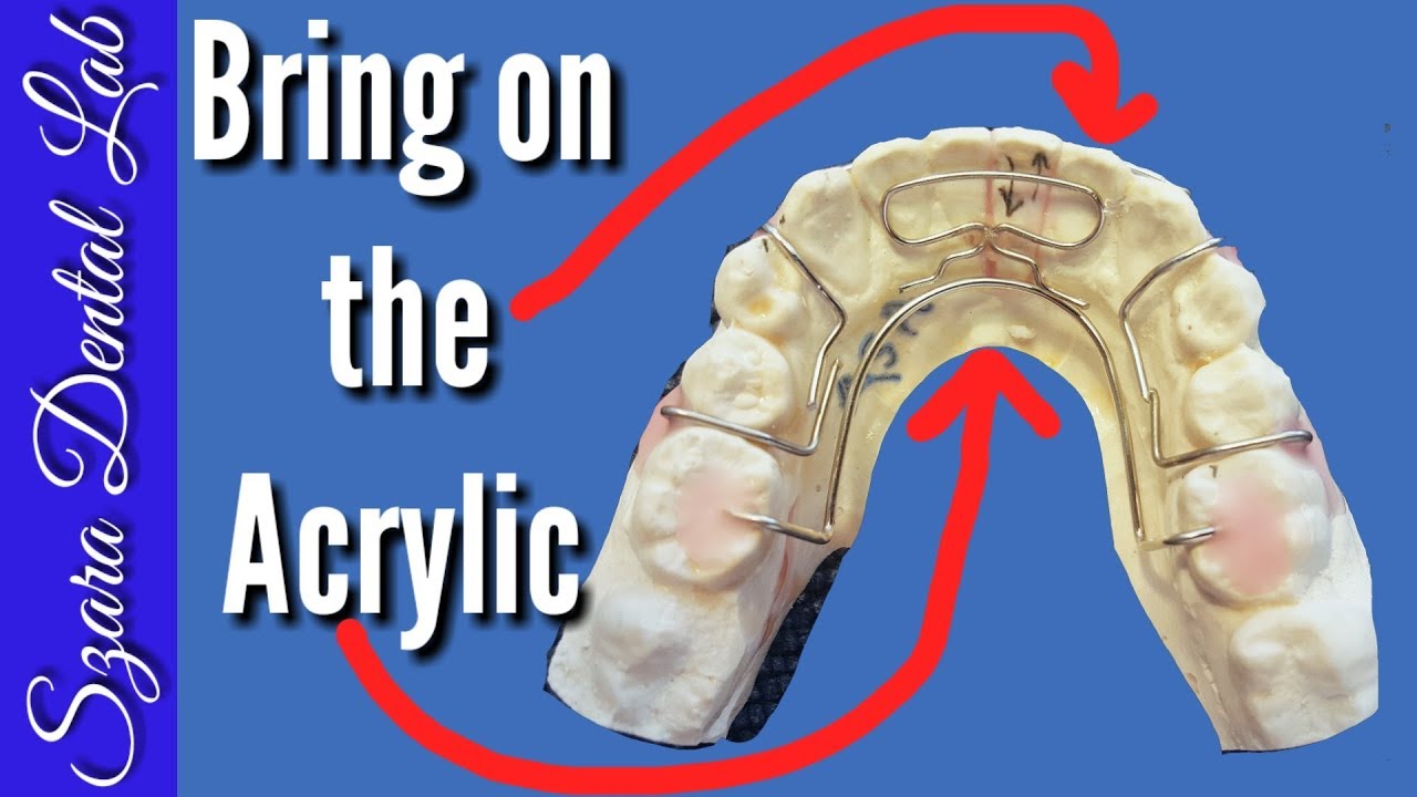 Ortho Acrylic for spring retainer