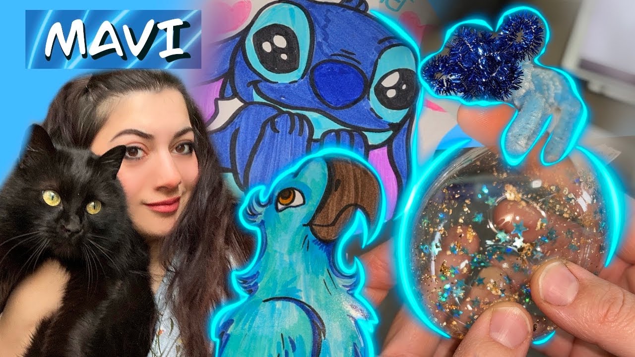BIR GÜN SADECE MAVİ! 🩵🧿 #blingbag #stickers #nanotape YAPIMI😍