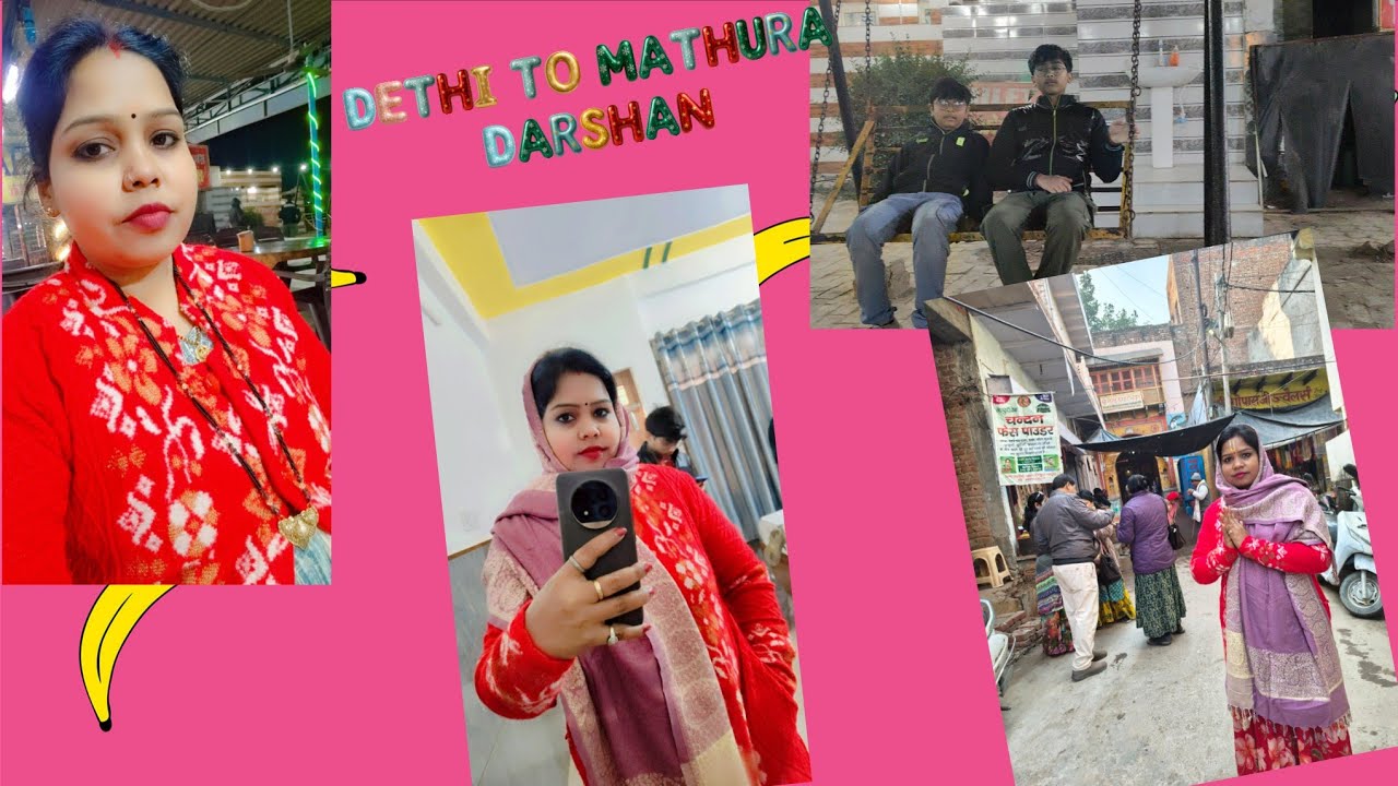 Fainly hamsab ja Rhe h Mathura Ghumne 