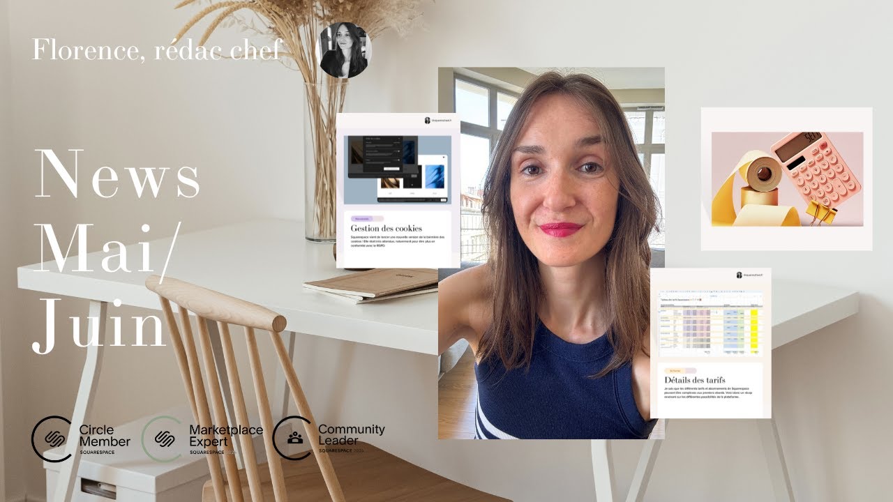Débrief nouveautés Squarespace - Mai Juin 2024