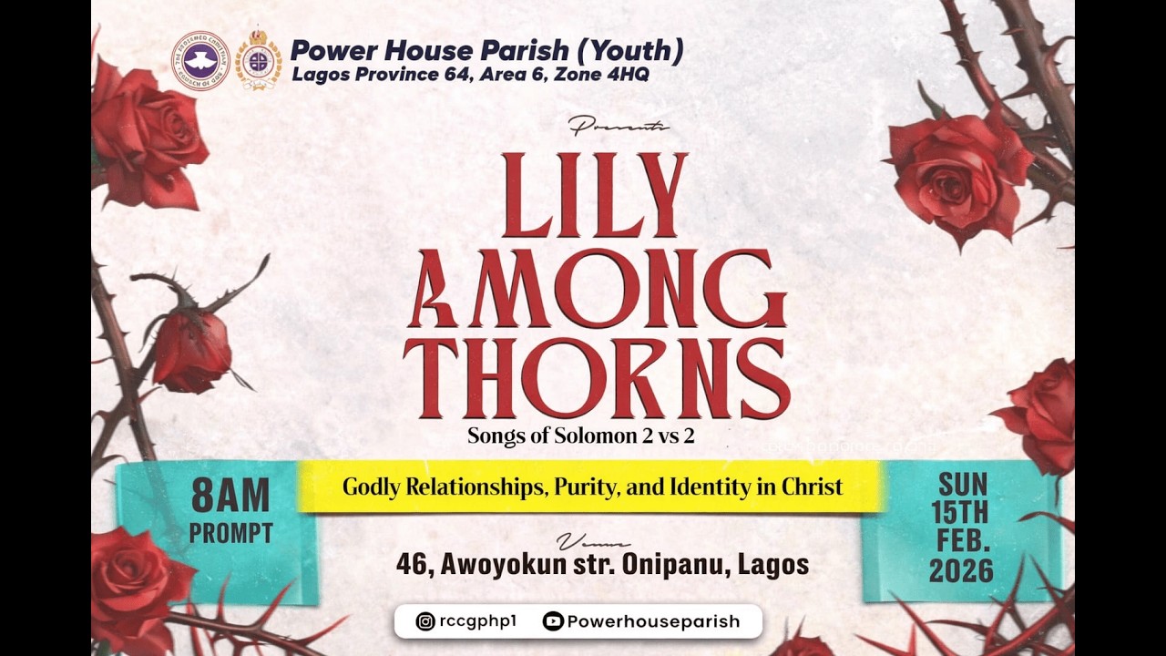 RCCG POWER HOUSE PARISH YOUTH SUNDAY SERVICE 15TH FEBUARY, 2026