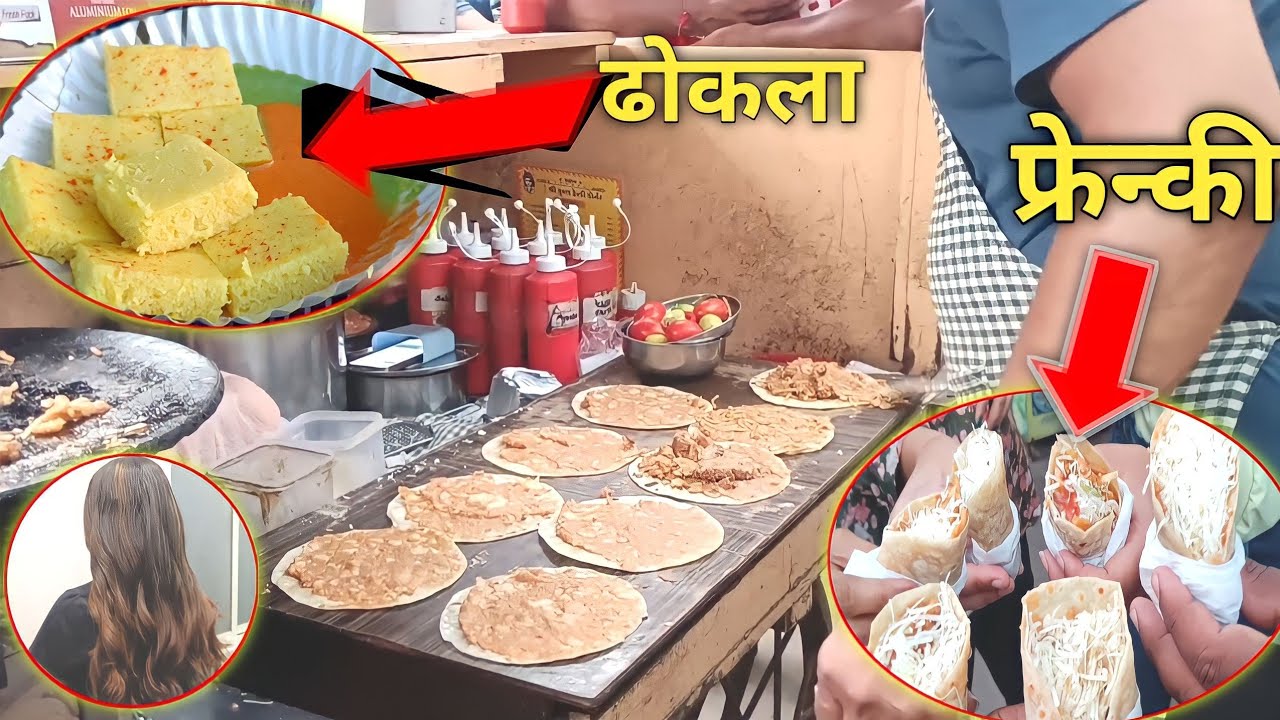 Bhuj Vlog Part-2 | Bhuj Best Street Food | Hair colour Bhi Karvaya