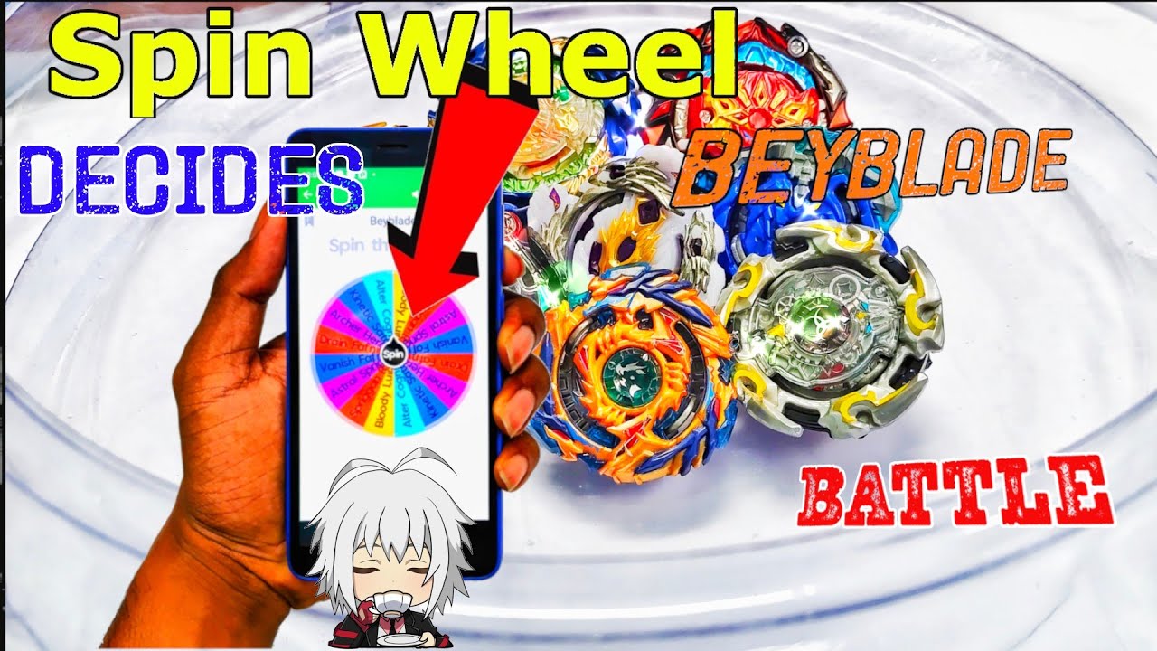 SPIN THE WHEEL decides our Beyblade Battle! Beyblade Burst Evolution to Beyblade Burst DB series