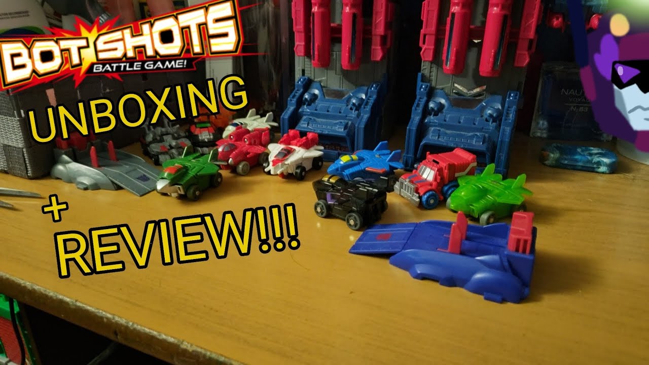 TRANSFORMERS BOTSHOTS|unboxing and review|