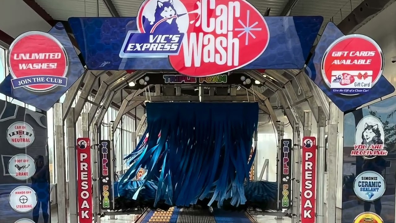 Vic's Express Car Wash Installation by Focused Car Wash Solutions