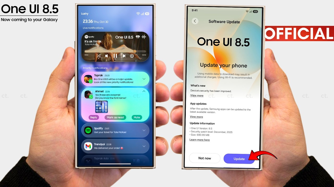 Samsung One UI 8.5 — ЭТО ОБНОВЛЕНИЕ ОГРОМНОЕ!