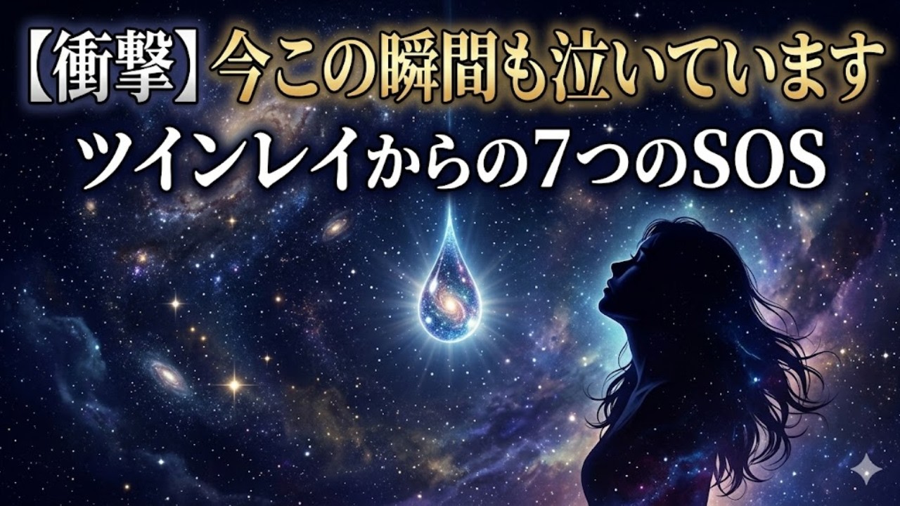 【衝撃】今この瞬間もツインレイが泣いている理由。あなたに届く7つの緊急メッセージ