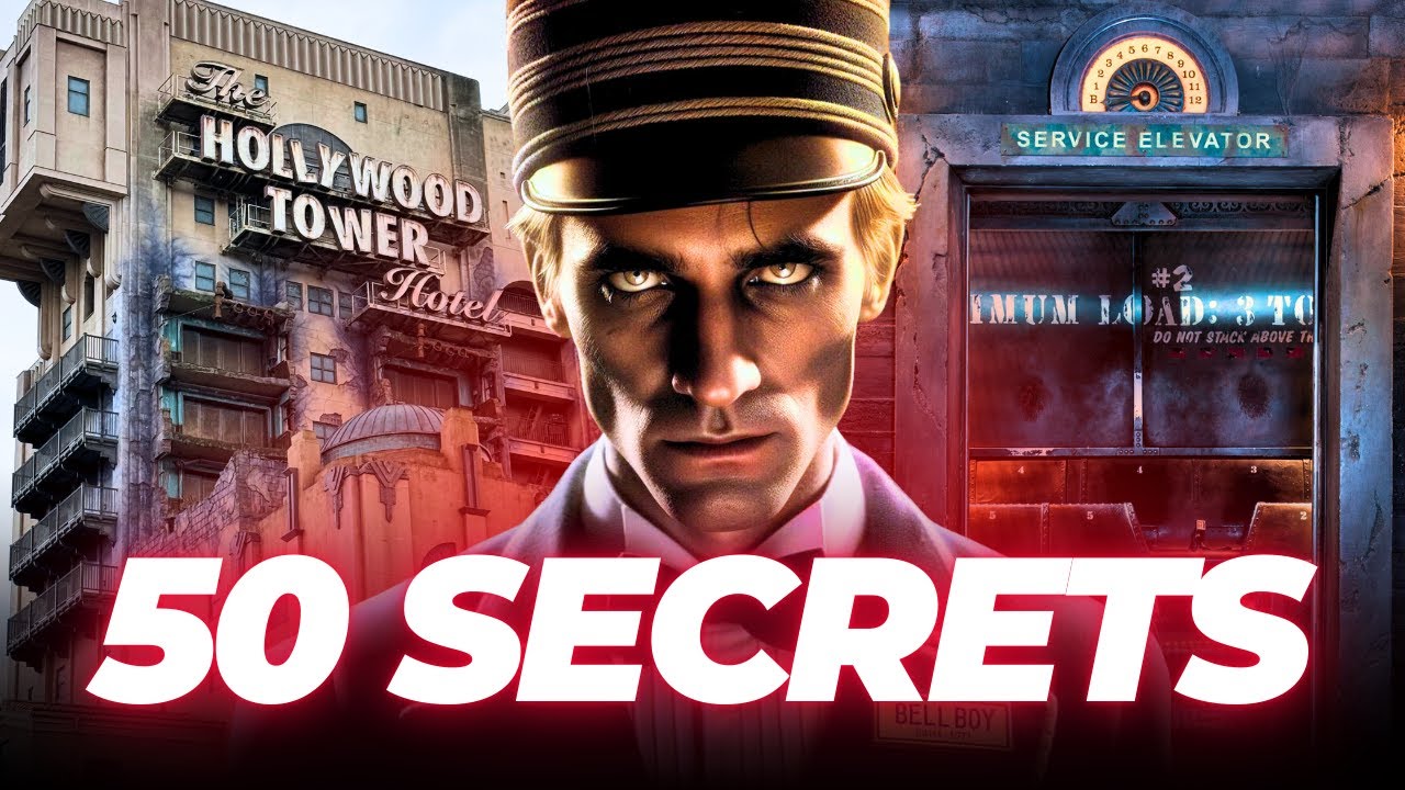 50 SECRETS sur la TOUR de la TERREUR à DISNEYLAND PARIS
