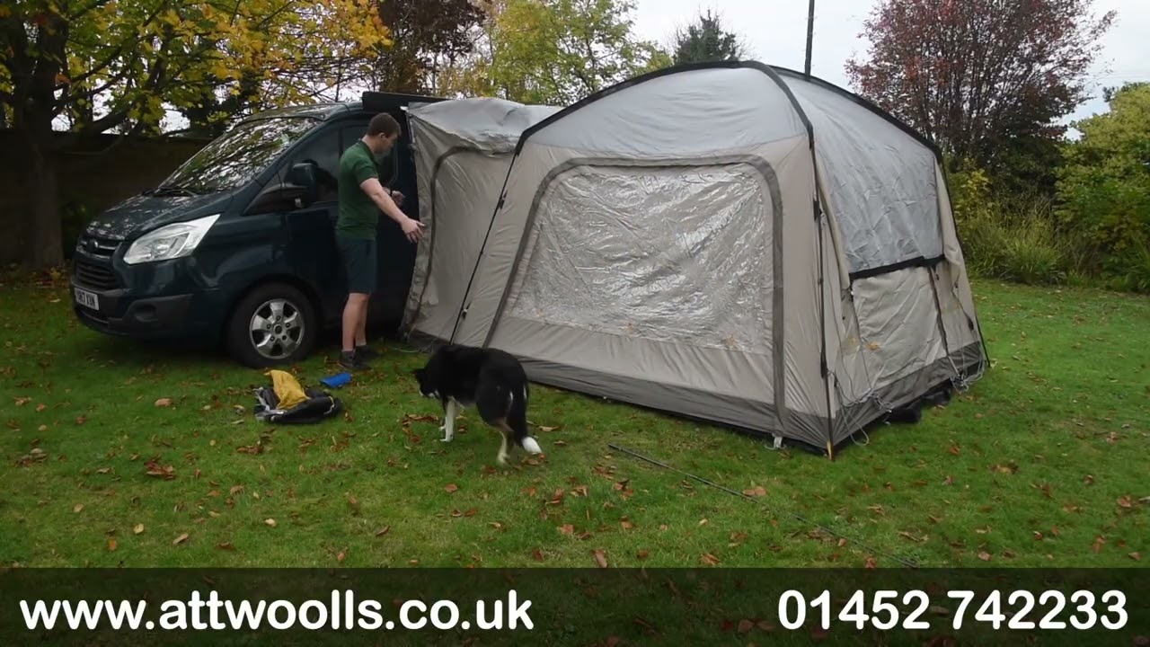 Kampa Roam (Poled) Awning Pitching & Packing (Tutorial) Video