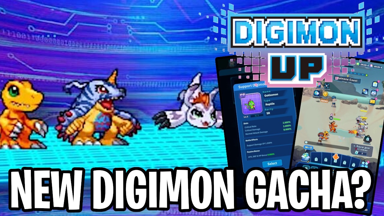 НОВАЯ GACHA ПО DIGIMON?! Что нужно знать и награды за предрегистрацию! Релиз 15 июля! [Digimon Up]