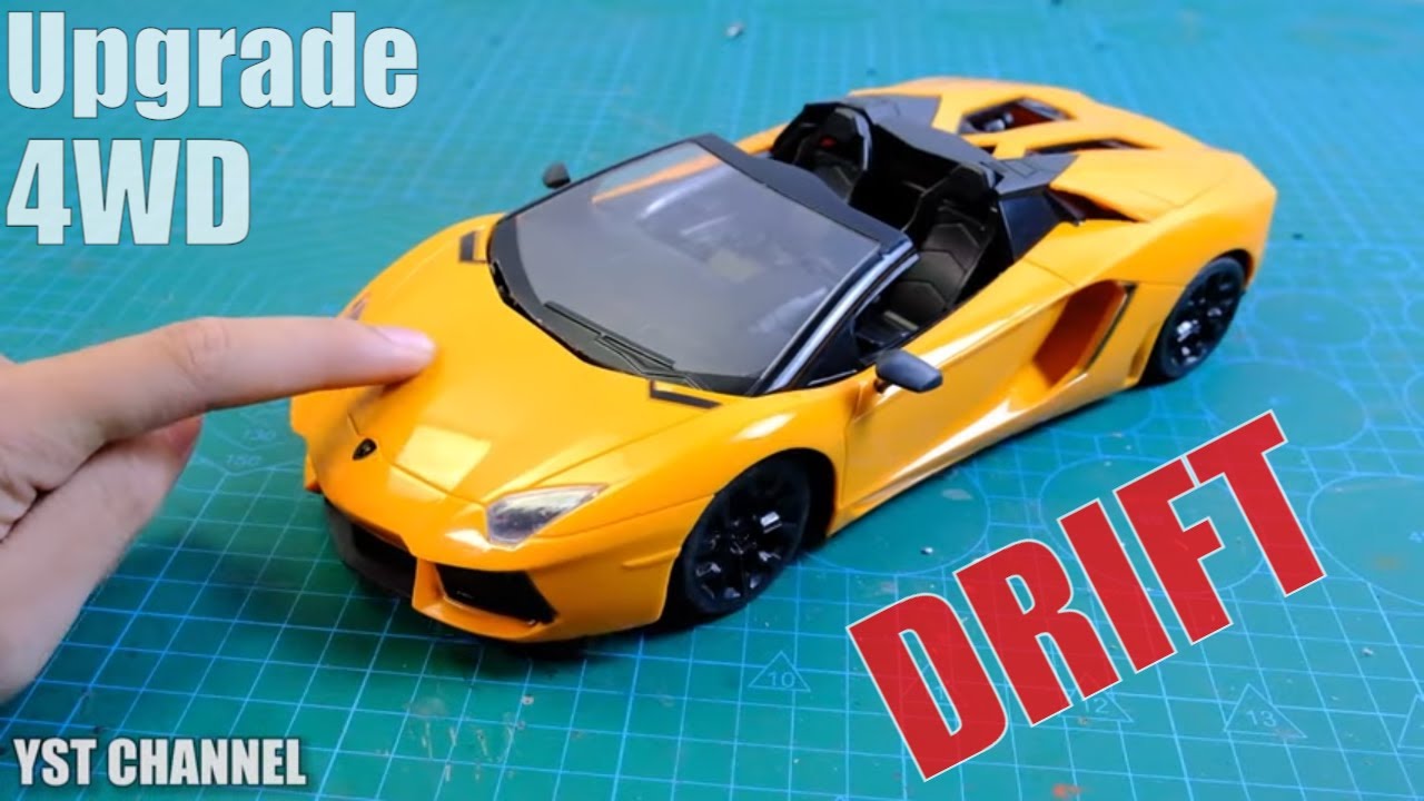 Upgrade your Lamborghini toy car to the best 4WD drift car🏎🔥