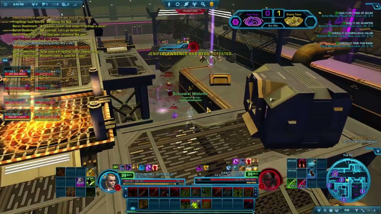 SWTOR Lowbie Lethality Huttball