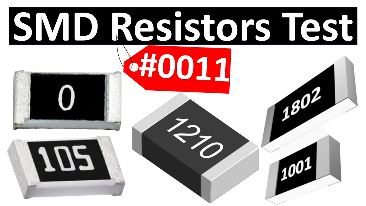 #0011 Electronic Components: SMD Resistor Testing | SMD Resistor Check with Multimeter