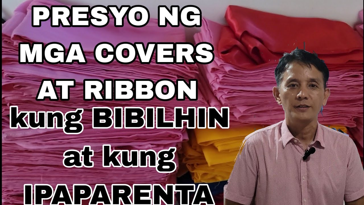 magkano pag binili ang mga CHAIR at TABLE COVER at magkano ipinaparenta? BasLag tv